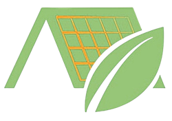 Logo Energiekonzept-Nordwest mit grünem Blatt und Haus