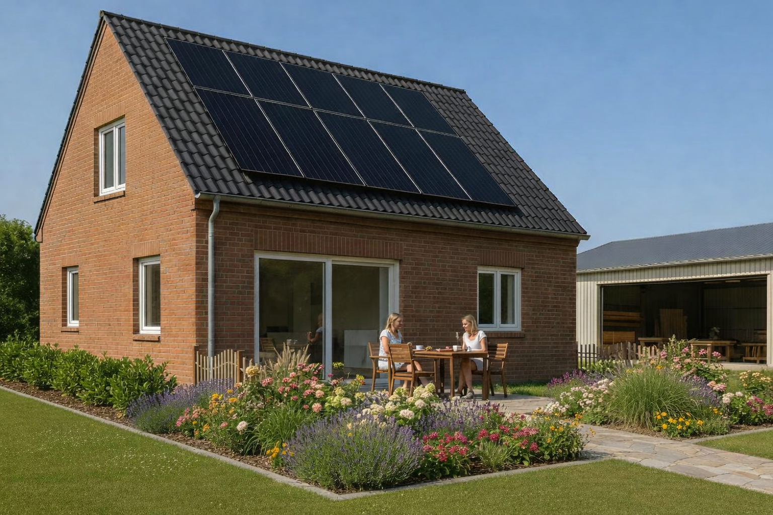 Photovoltaikanlage auf Wohngebäude