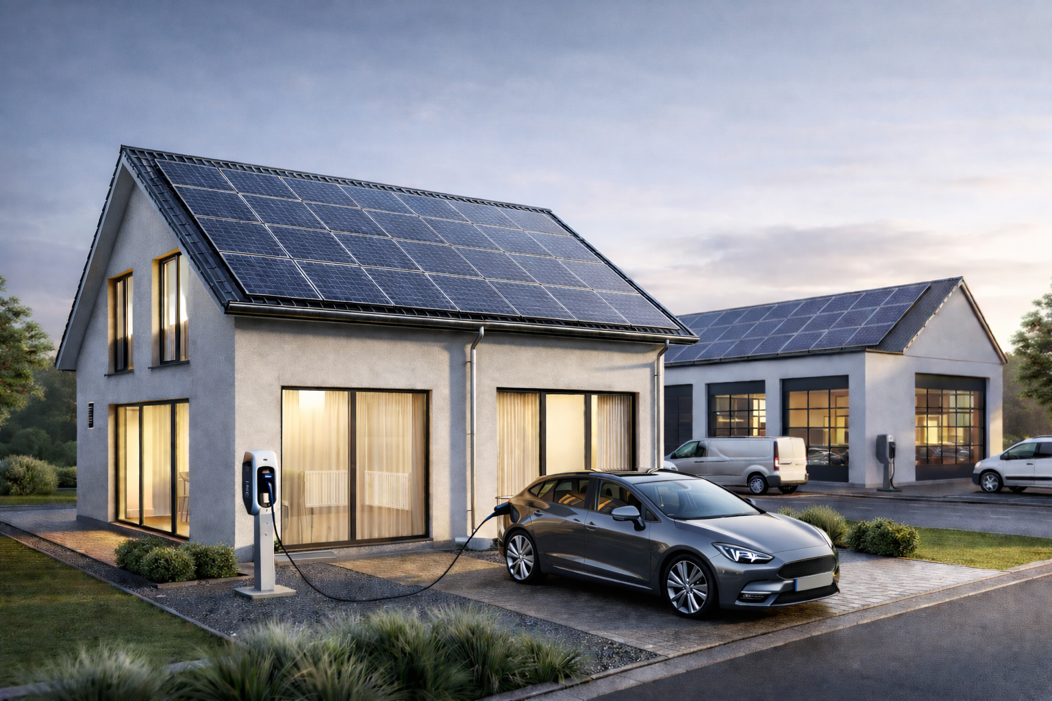 Projektplanung Photovoltaik und Stromspeicher für Wohn- und Gewerbeobjekte